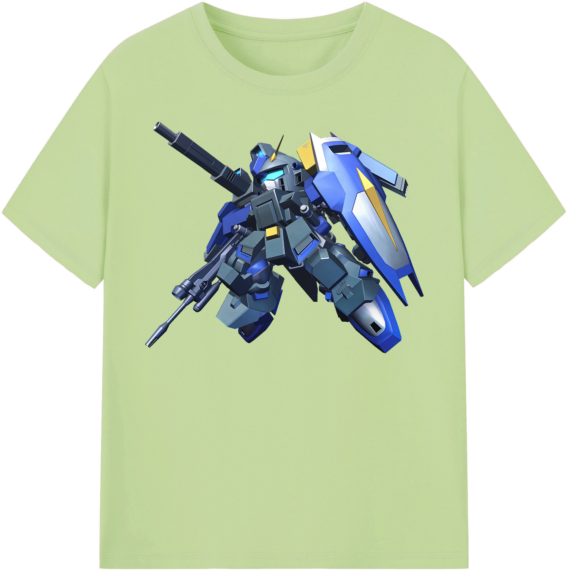（画像用） 機動戦士ガンダム Mobile Suit Gundam 綿100％半袖Tシャツ（フロントプリント）